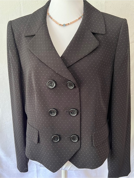 Tahari Jackets & Blazers - Tahari Double-Breasted Women’s Black Blazer Jacket Size 14P
